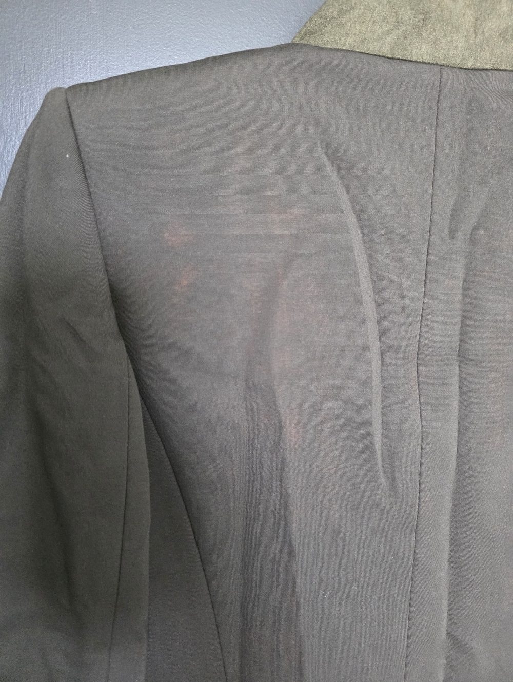Antonio Melani Blazer Womens Size 0 Brown Olive Trim Tailored Jacket Career Chic - Picture 10 of 11